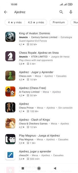 Pulsa la app deseada. Pulsa la app deseada.