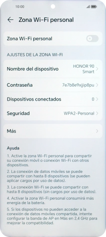 Pulsa Nombre del dispositivo e introduce el nombre deseado de la conexión wifi Pulsa Nombre del dispositivo e introduce el nombre deseado de la conexión wifi