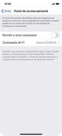 Pulsa Contraseña Wi-Fi e introduce una contraseña. Pulsa Contraseña Wi-Fi e introduce una contraseña.