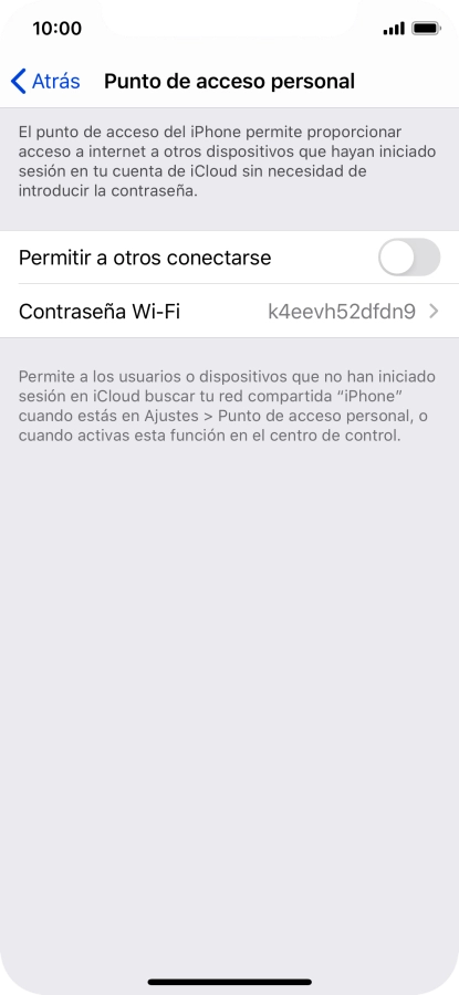 Pulsa Contraseña Wi-Fi e introduce una contraseña. Pulsa Contraseña Wi-Fi e introduce una contraseña.