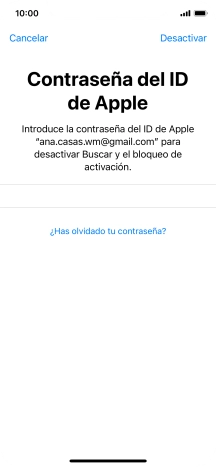 Pulsa Desactivar. Pulsa Desactivar.
