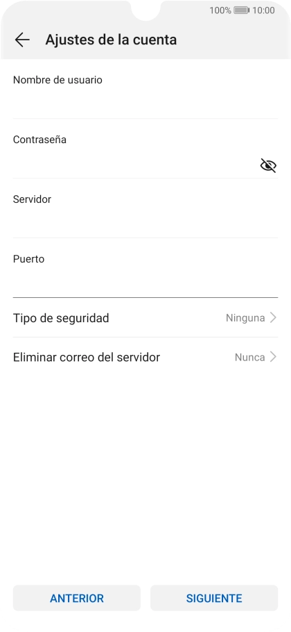 Pulsa Tipo de seguridad.