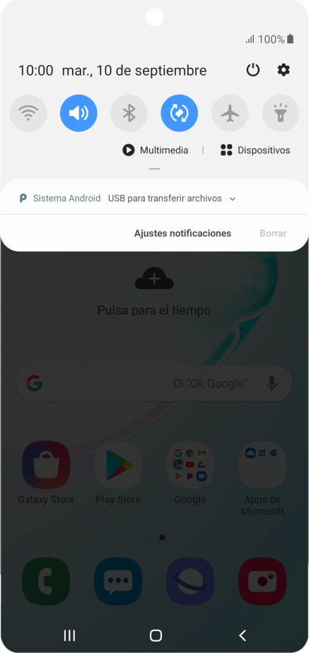 Pulsa Sistema Android. Pulsa Sistema Android.