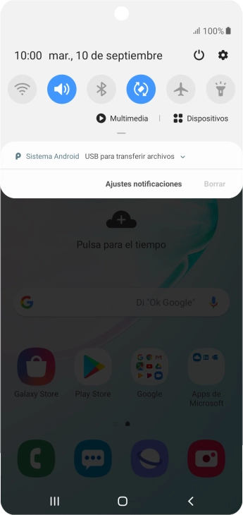 Pulsa Sistema Android. Pulsa Sistema Android.