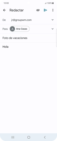 Pulsa el icono de anexos. Pulsa el icono de anexos.