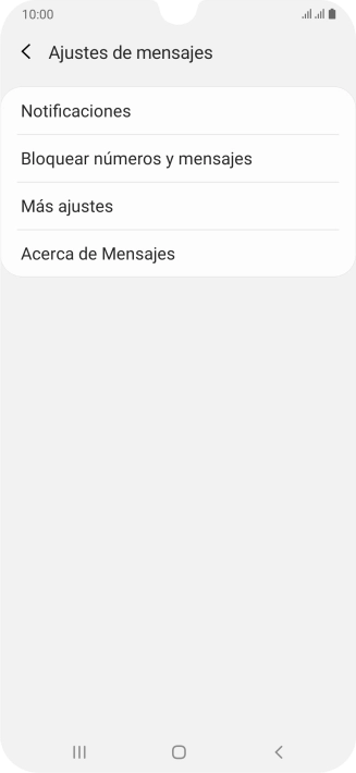 Pulsa Más ajustes. Pulsa Más ajustes.