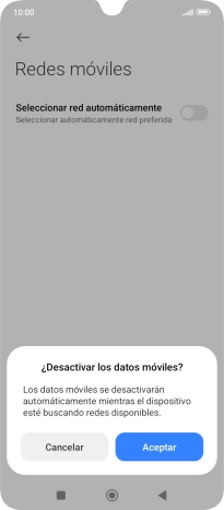 Pulsa Aceptar y espera mientras el teléfono está buscando redes. Pulsa Aceptar y espera mientras el teléfono está buscando redes.