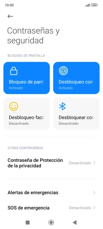 Pulsa Bloqueo de pantalla. Pulsa Bloqueo de pantalla.