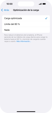 Pulsa el ajuste deseado para activar o desactivar la función. Pulsa el ajuste deseado para activar o desactivar la función.