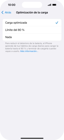 Pulsa el ajuste deseado para activar o desactivar la función. Pulsa el ajuste deseado para activar o desactivar la función.