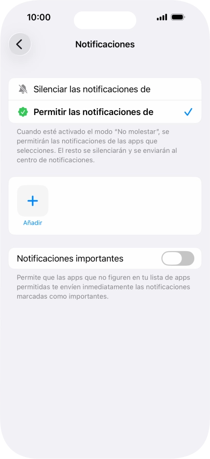 Pulsa el indicador junto a 