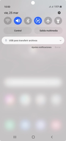 Pulsa USB para transferir archivos. Pulsa USB para transferir archivos.