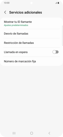 Pulsa Desvío de llamadas. Pulsa Desvío de llamadas.
