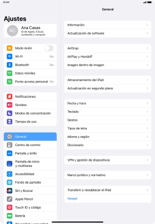 Pulsa Pantalla de inicio y multitarea.