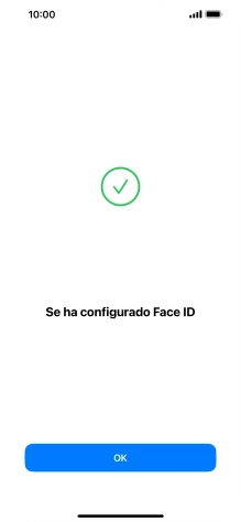 Pulsa OK. Si no has añadido anteriormente un código de seguridad, tendrás que introducir un código de libre elección dos veces consecutivas.