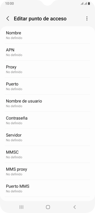 Pulsa Nombre. Pulsa Nombre.