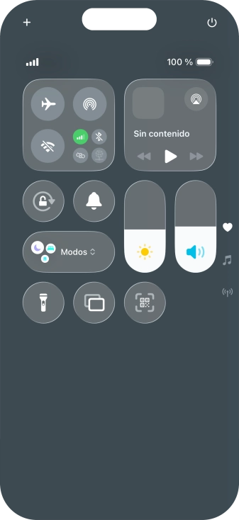 Pulsa el icono de modo de sonido para activar o desactivar el modo silencioso. Pulsa el icono de modo de sonido para activar o desactivar el modo silencioso.
