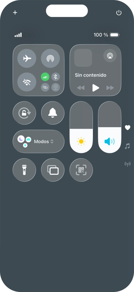 Pulsa el icono de modo de sonido para activar o desactivar el modo silencioso. Pulsa el icono de modo de sonido para activar o desactivar el modo silencioso.