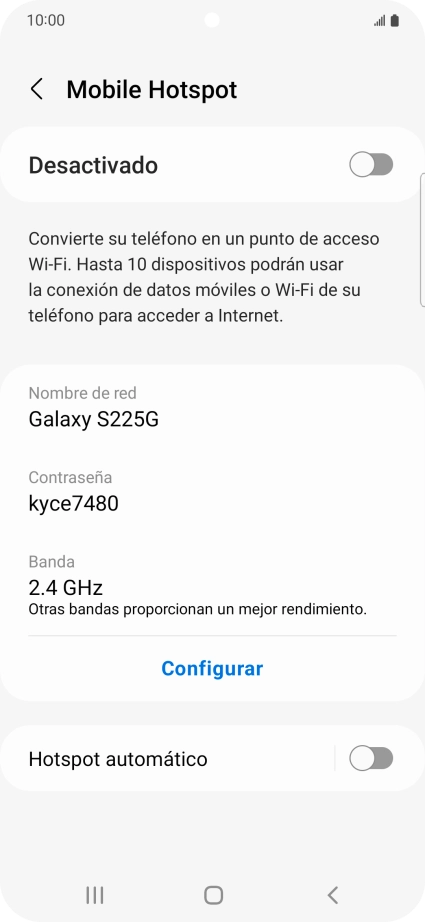 Pulsa Configurar. Pulsa Configurar.