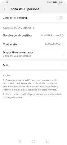 Pulsa Nombre del dispositivo. Pulsa Nombre del dispositivo.