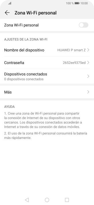 Pulsa Nombre del dispositivo. Pulsa Nombre del dispositivo.