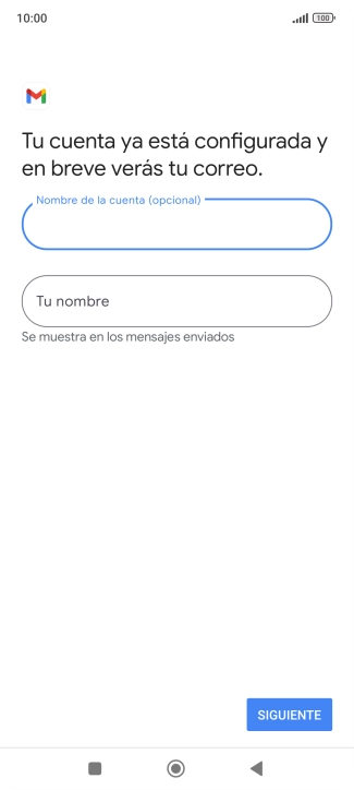 Pulsa Tu nombre e introduce el nombre del remitente. Pulsa Tu nombre e introduce el nombre del remitente.