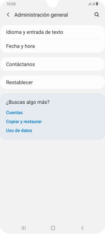 Pulsa Restablecer.