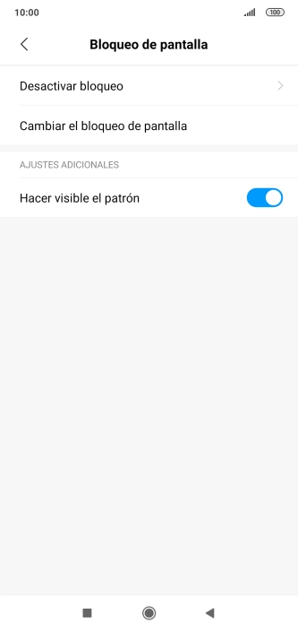 Pulsa Desactivar bloqueo e introduce el código de seguridad actual. Pulsa Desactivar bloqueo e introduce el código de seguridad actual.