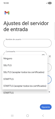 Pulsa SSL/TLS.
