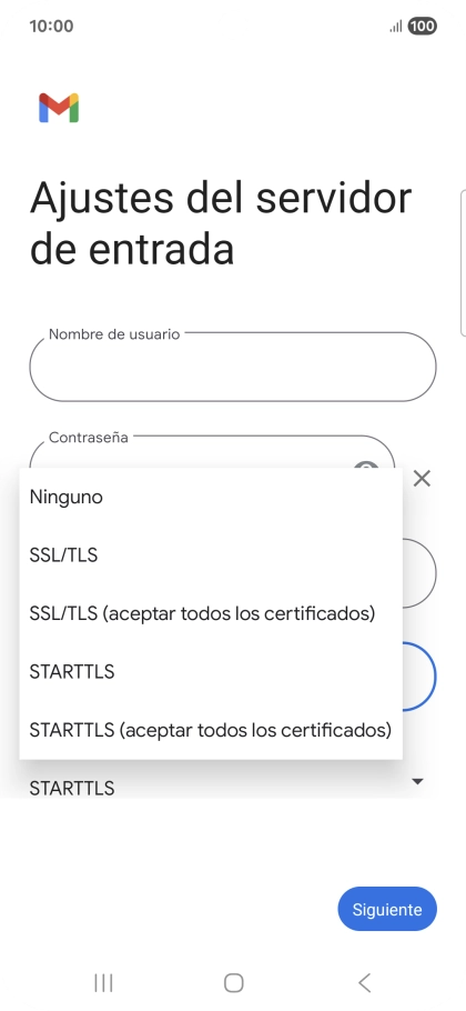 Pulsa SSL/TLS.