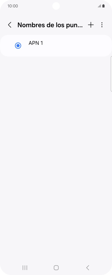 Pulsa el icono de añadir. Pulsa el icono de añadir.