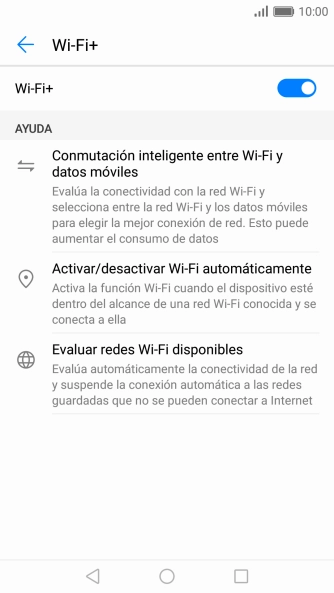 Pulsa el indicador para activar o desactivar la función. Pulsa el indicador para activar o desactivar la función.