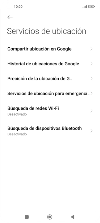 Pulsa Precisión de la ubicación de G... Pulsa Precisión de la ubicación de G...