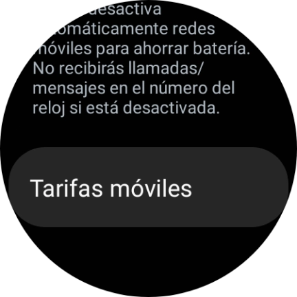 Pulsa Tarifas móviles. Pulsa Tarifas móviles.