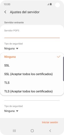 Pulsa Ninguna para desactivar la función. Pulsa Ninguna para desactivar la función.