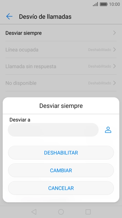 Pulsa DESHABILITAR. Pulsa DESHABILITAR.