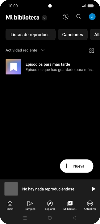 Pulsa la lista desplegable. Pulsa la lista desplegable.