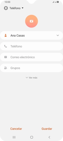 Pulsa Teléfono e introduce el número de teléfono deseado. Pulsa Teléfono e introduce el número de teléfono deseado.