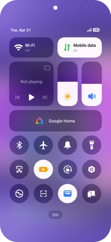 Slide your finger upwards starting from the bottom of the screen to return to the home screen. Slide your finger upwards starting from the bottom of the screen to return to the home screen.