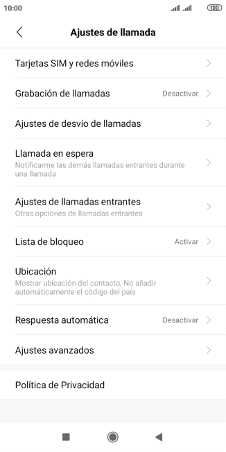 Pulsa Ajustes avanzados.