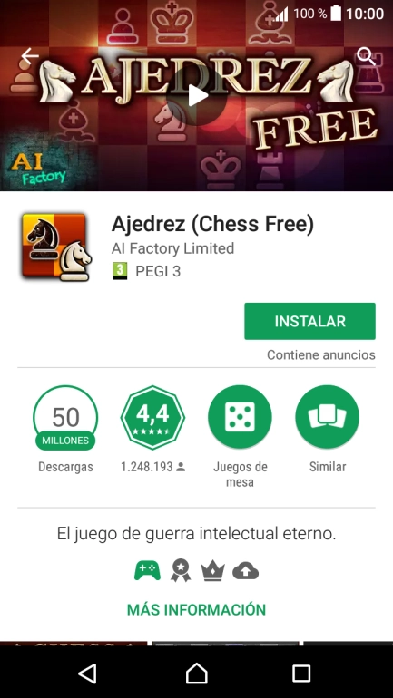 Pulsa INSTALAR y sigue las indicaciones de la pantalla para instalar la app. Pulsa INSTALAR y sigue las indicaciones de la pantalla para instalar la app.