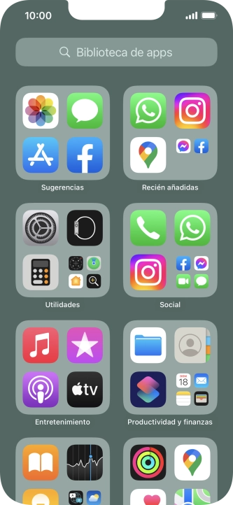 Pulsa la app deseada. Pulsa la app deseada.