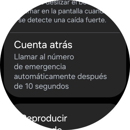 Pulsa Cuenta atrás.