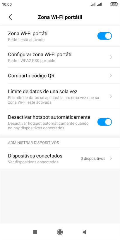 Pulsa la tecla de inicio para terminar y regresar a la pantalla de inicio.