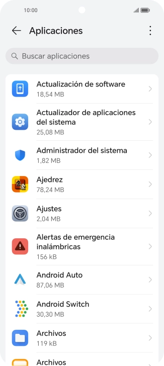 Pulsa la app deseada. Pulsa la app deseada.