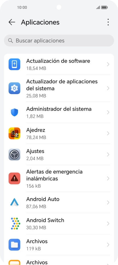 Pulsa la app deseada. Pulsa la app deseada.