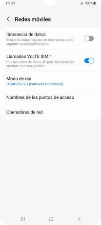 Pulsa Modo de red. Pulsa Modo de red.