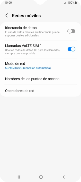 Pulsa Modo de red. Pulsa Modo de red.