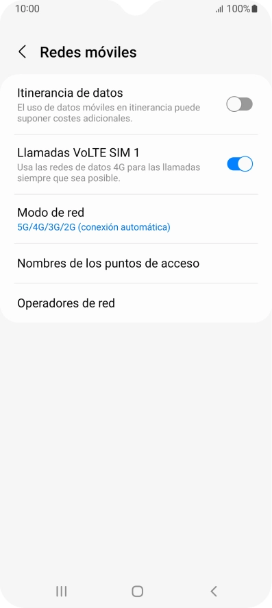 Pulsa Modo de red. Pulsa Modo de red.