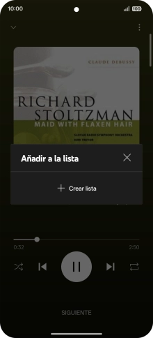 Pulsa Crear lista. Pulsa Crear lista.